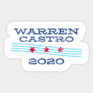 Elizabeth Warren and Julian Castro on the one ticket? Sticker